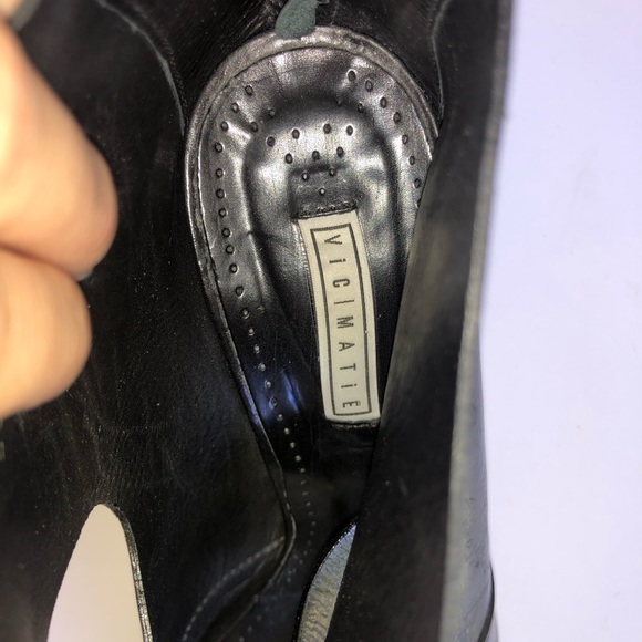 Vic Matié Cutout Sandal Heels - Picture 4 of 8